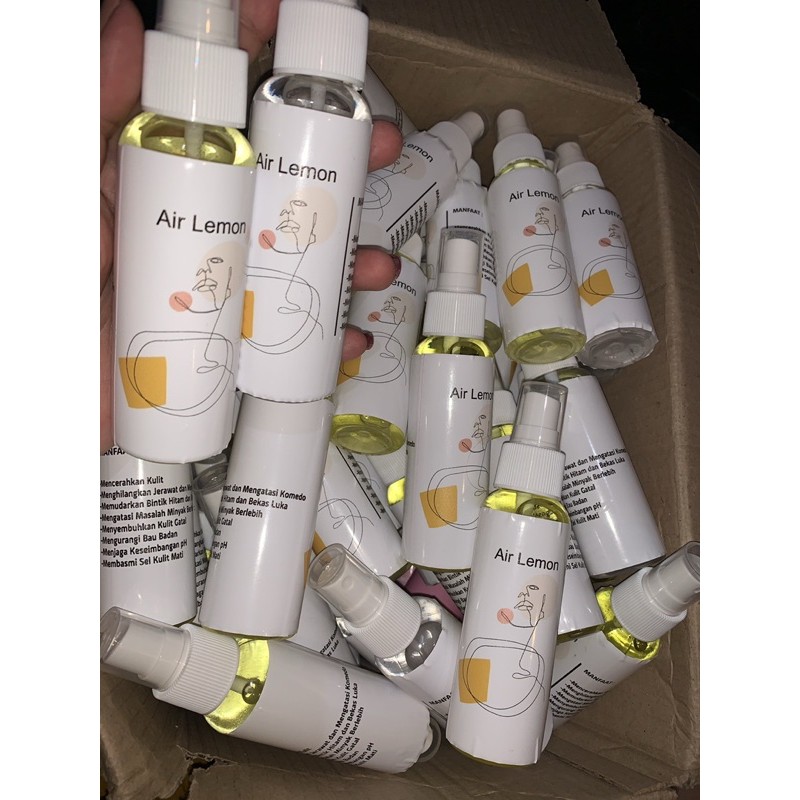 AIR LEMON SEMPROT  WAJAH