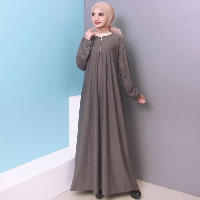 Baju Gamis Fashion Muslim Dewasa Cewek Gamis Syari Pakaian Wan Baju Gamis Wanita Gamis Jumbo 1818