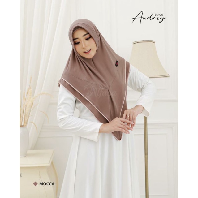 (Diskon 20%) Bergo Audrey by Alfasa Hijab