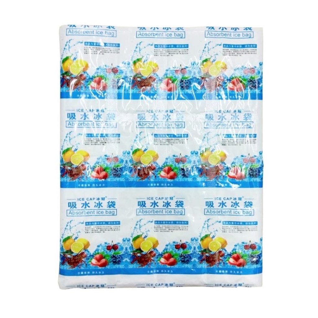 

Add ice gel dan bubble wrap
