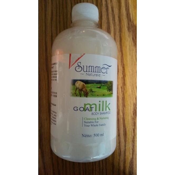 500ml Sabun Summer Goat Milk / Susu Kambing Malaysia Refill Botol