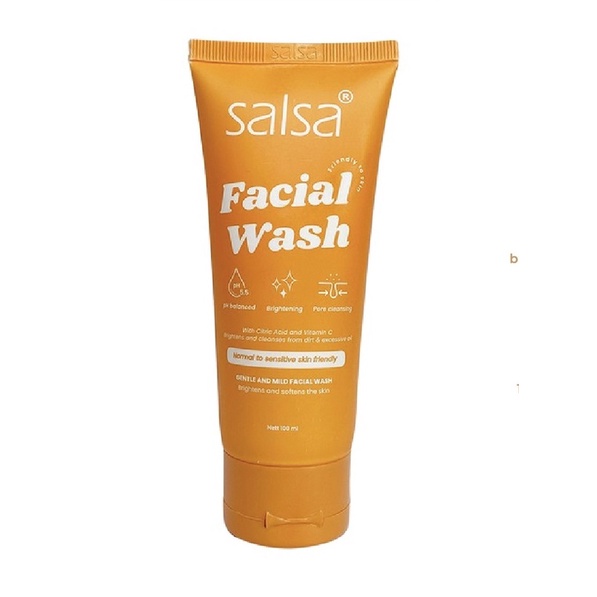 ✦SINAR✦ Salsa Facial Wash - 100ml | Gentle and Mild Facial Wash