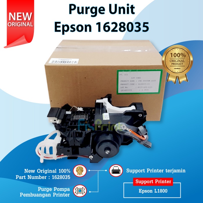 Purge Ink Charge Epson L1800 / 1390 Pompa Pembuangan Tinta Printer L1800 / 1390