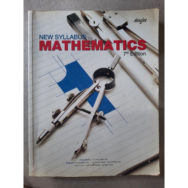 

New Syllabus Mathematics 1 7th Edition Textbook & Workbook (1 Set)