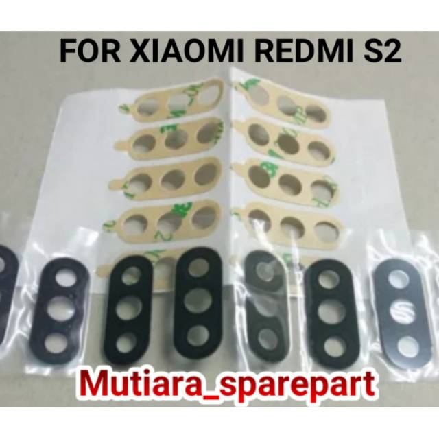 KACA LENSA KAMERA BELAKANG XIAOMI REDMI S2 KACA KAMERA XIAOMI REDMI S2