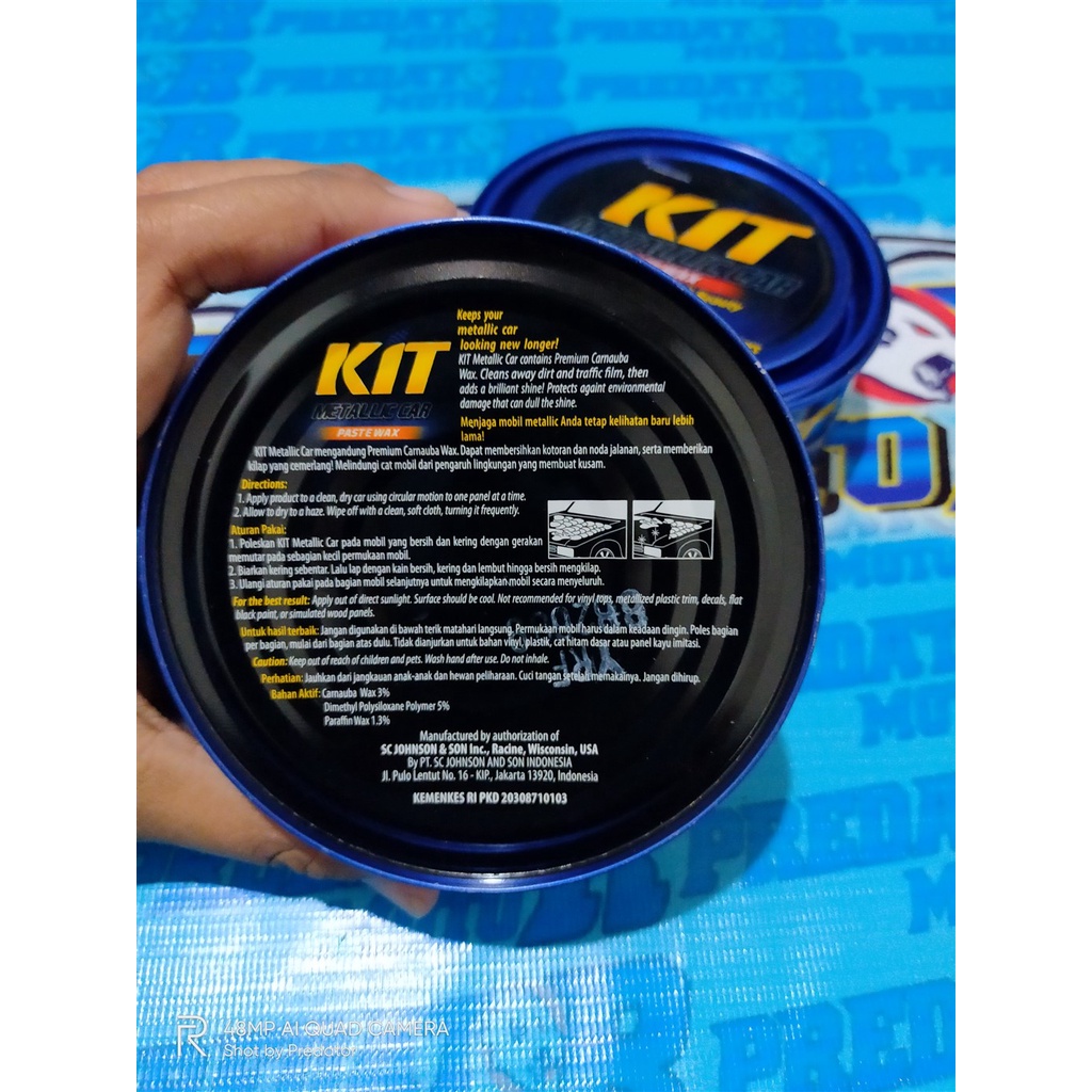 WAX PENGKILAP PELINDUNG CAT MOBIL KIT METALLIC MENGEMBALIKAN KILP ASLI