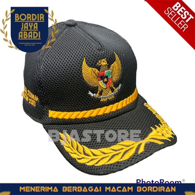 Topi Logo Garuda Jaring free nama