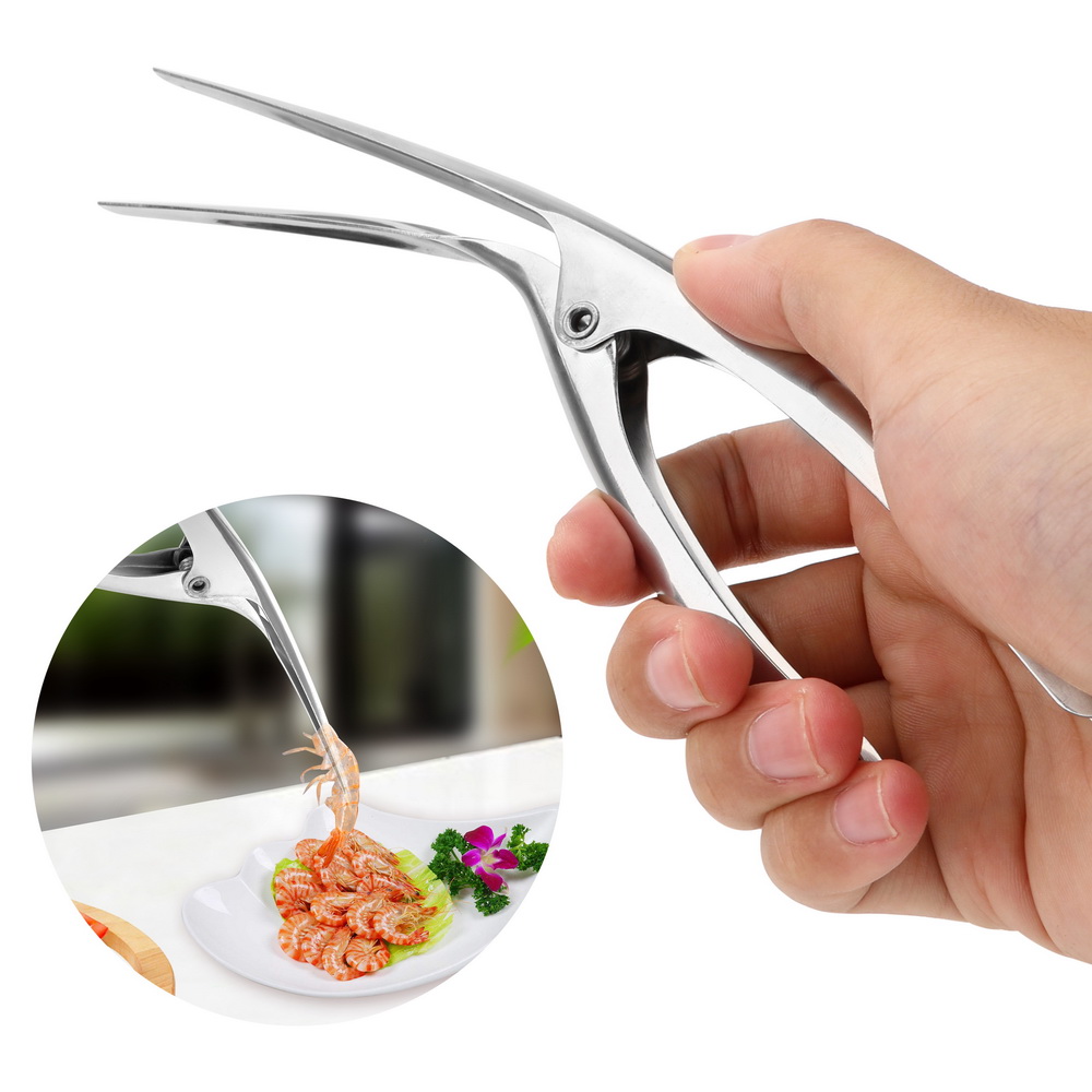 Prawn Peeler Stainless Steel Shrimp Peel Device Creative Kitchen Cooking Tools Home