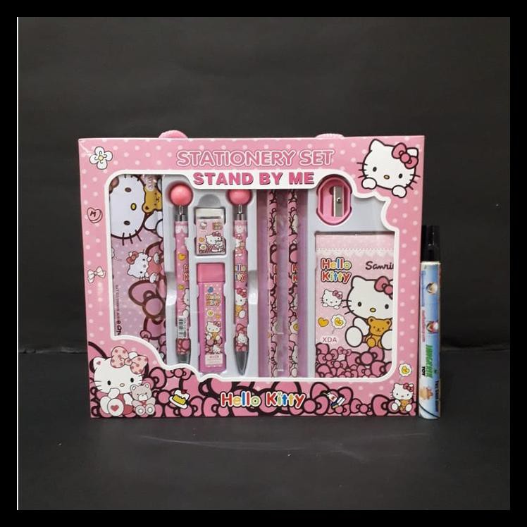 

STOK BARU PAKET ALAT TULIS STATIONERY SET HELLO KITTY ALAT TULIS ANAK XDA 3351 PAKET ALAT TULIS