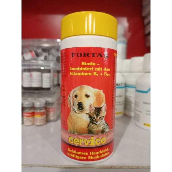 Fortan Cervico Multivitamin untuk Anjing dan Kucing 80 Gram