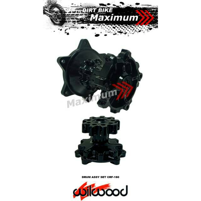 Tromol CRF 36/32 Hole/ Tromol CRF Set 36/32 Lubang/ Tromol Depan 36 - Belakang 32 CRF150