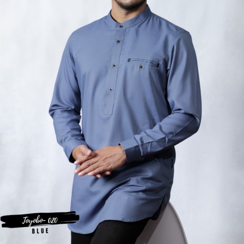 KOKO KURTA POLOS LENGAN PANJANG SAVIQ BAHAN TOYOBO T 020