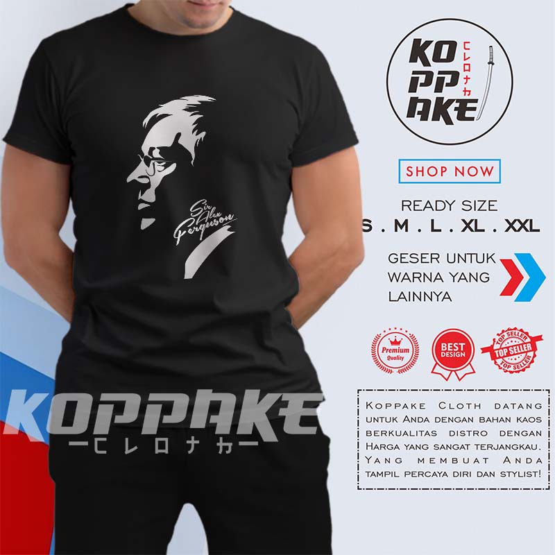 Kaos Sir Alex Ferguson Siluet Baju Distro