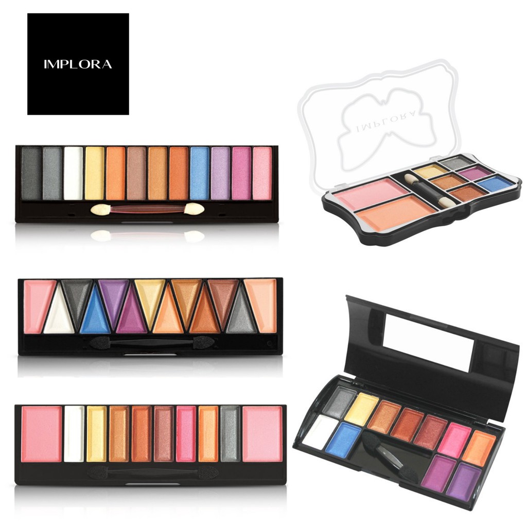 IMPLORA eyeshadow pallet 12 warna