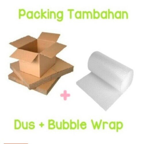 

PACKING TAMBAHAN KARDUS BOX FRAGILE Dan BUBBLE WRAP