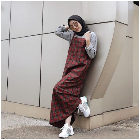 Overall mualim/overall retro/overall cantik/overall wanita/baju overall remaja/overall kekinian
