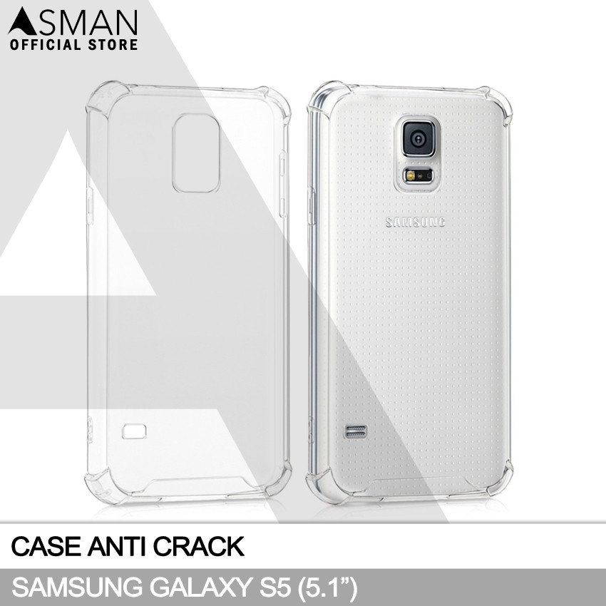 Anti Crack Samsung Galaxy S5 (5.1&quot;) | Soft Case Anti Bentur - Bening