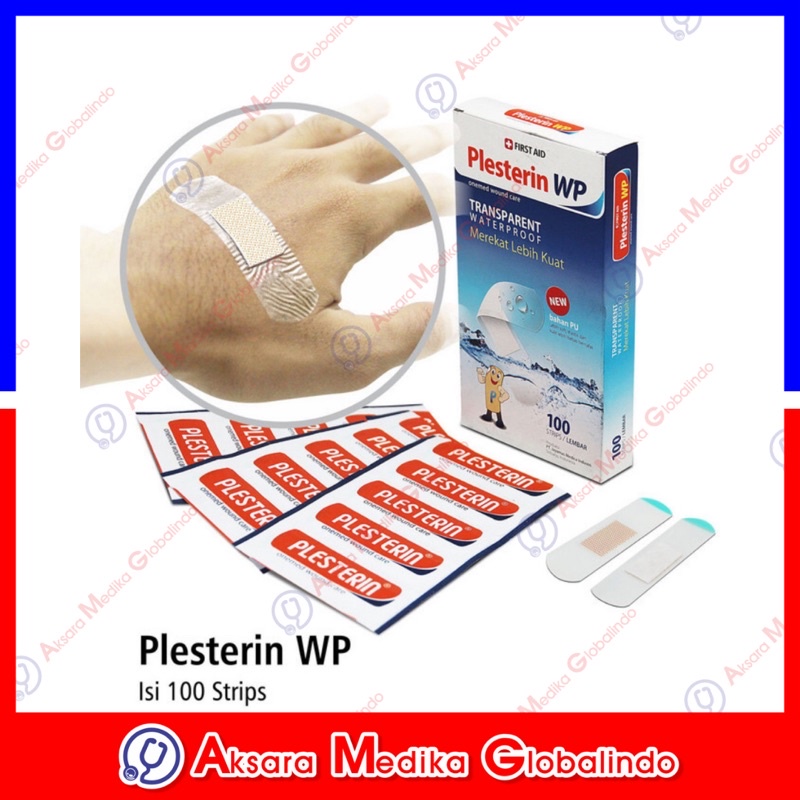 Plester Luka Plesterin WP OneMed Box isi 100's #AMG