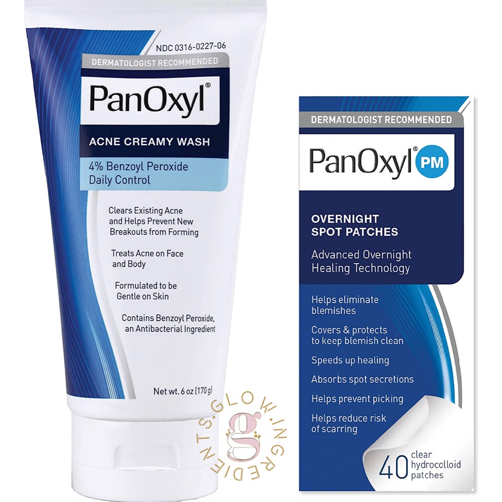 Jual PANOXYL Acne Creamy Wash 4% Benzoyl Peroxide Daily Control 170g ...