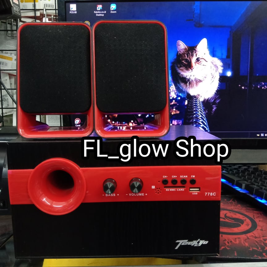 Speaker Aktif GMC TECKYO 778C Extra Super sound Bluetooth
