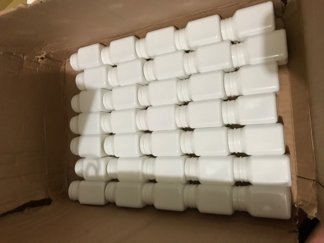 Botol Kapsul Kotak 30ml Putih Snap | Kemasan Package Botol Minuman