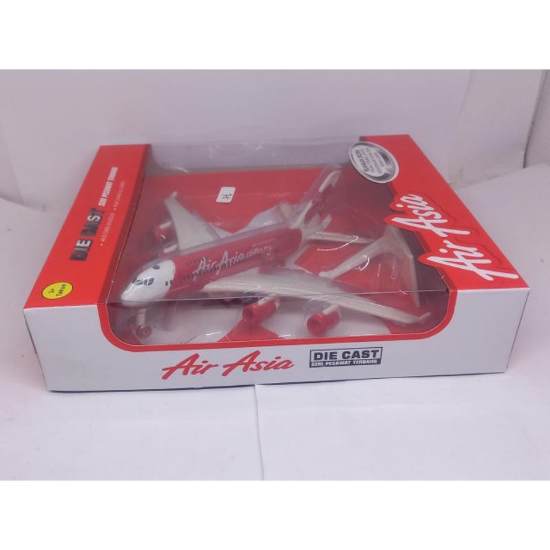 DIECAST MINIATUR PESAWAT TERBANG AIR ASIA UDARA AIRBUS WINGS