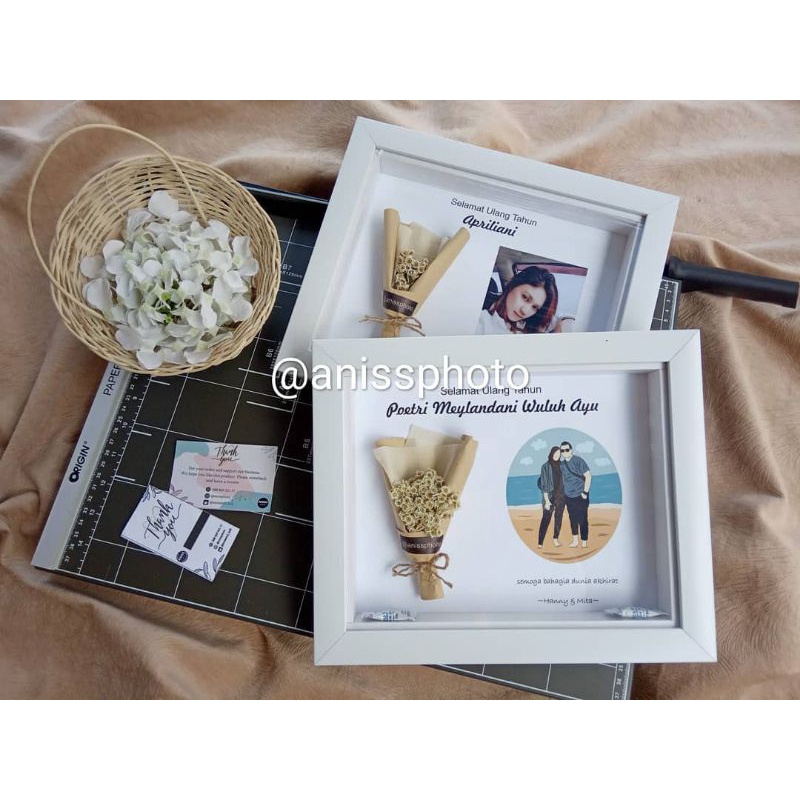 (ANISSPHOTO) KADO UNIK FIGURA 3D / KADO ULTAH / WISUDA / WEDDING /NIKAH