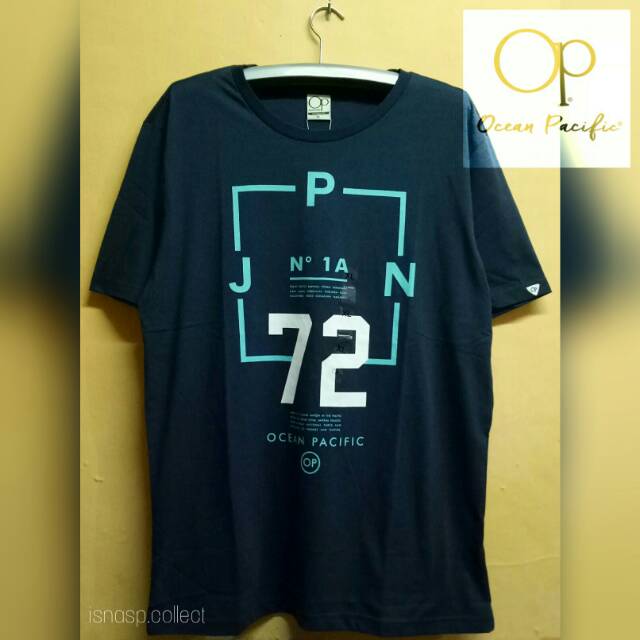 Tshirt Ocean Pasific Kaos Pria Cowok Grade Original Motif OP Ocean Pacific