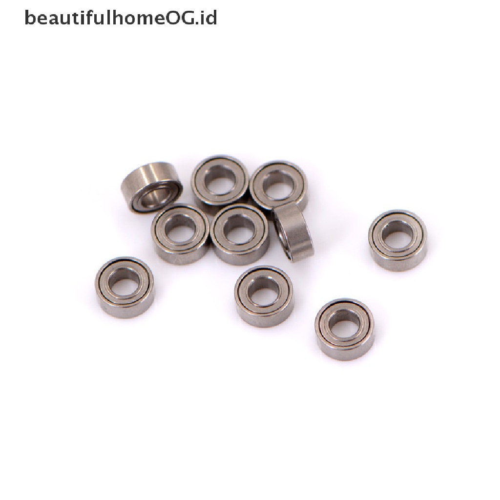 10pcs Bola bearing Mini Bahan Baja MR63ZZ 3x6 X 2.5mm