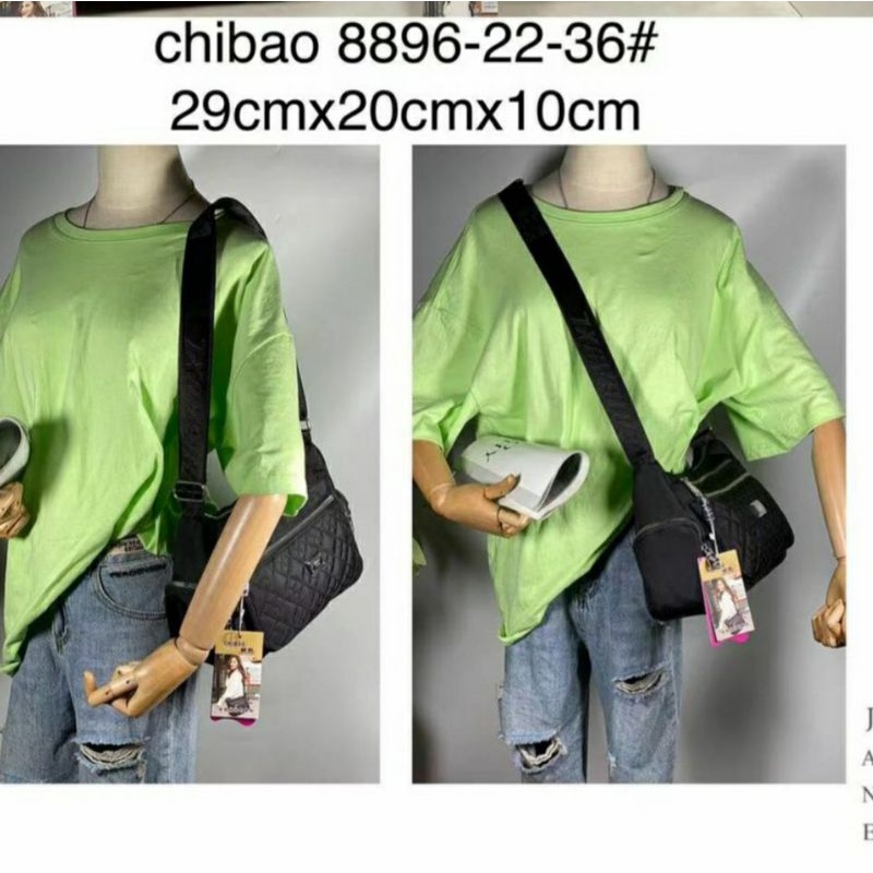 Tas selempang chibao import termurah 8896-22 kanvas