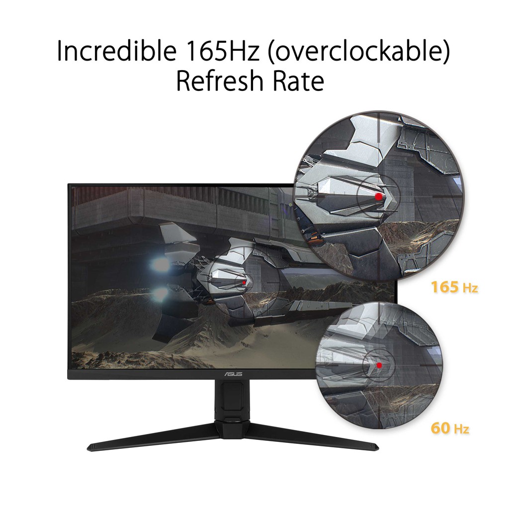 LED ASUS TUF GAMING VG249Q1A 24&quot; IPS 165Hz 1ms FreeSync Monitor Inch