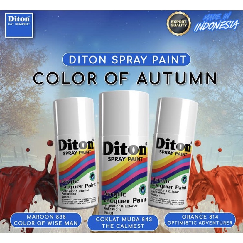 DITON CAT SEMPROT / DITON SPRAY PAINT / CAT SEMPROT MOBIL MOTOR