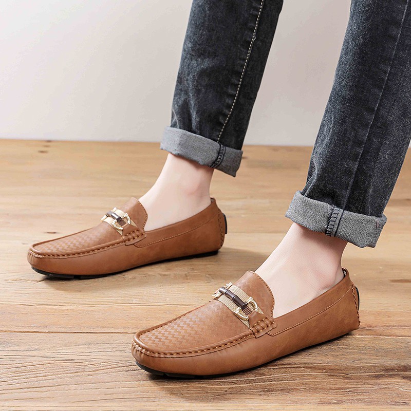 Sepatu Kasual Pria Slip On Sepatu Formal Fashion Sepatu Terbaru Keren Sepatu Kerja Loafers Bagus