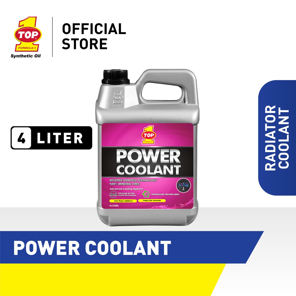 Jual TOP 1 POWER COOLANT PINK | 4 L - Cairan Radiator Indonesia|Shopee