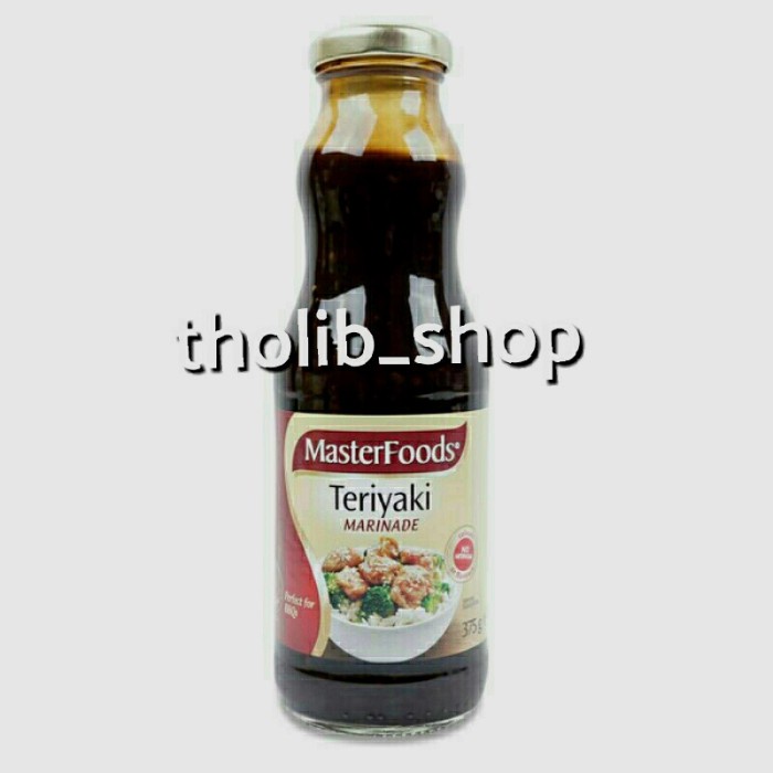 

Masterfoods teriyaki marinade sauce 375 gr