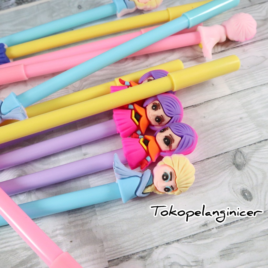 Pena Karakter Unik Pulpen Model Boneka bolpoint gel souvenir pulpen Tokopelanginicer