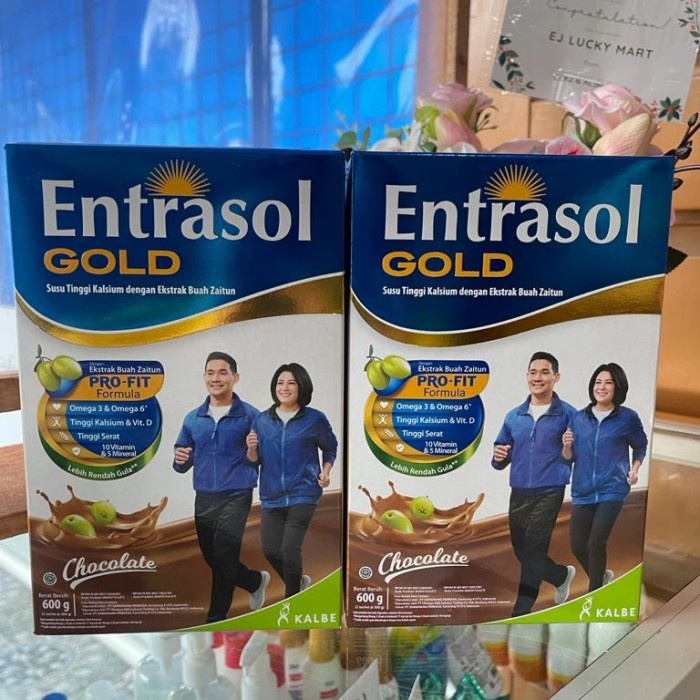 

entrasol gold 600gr coklat