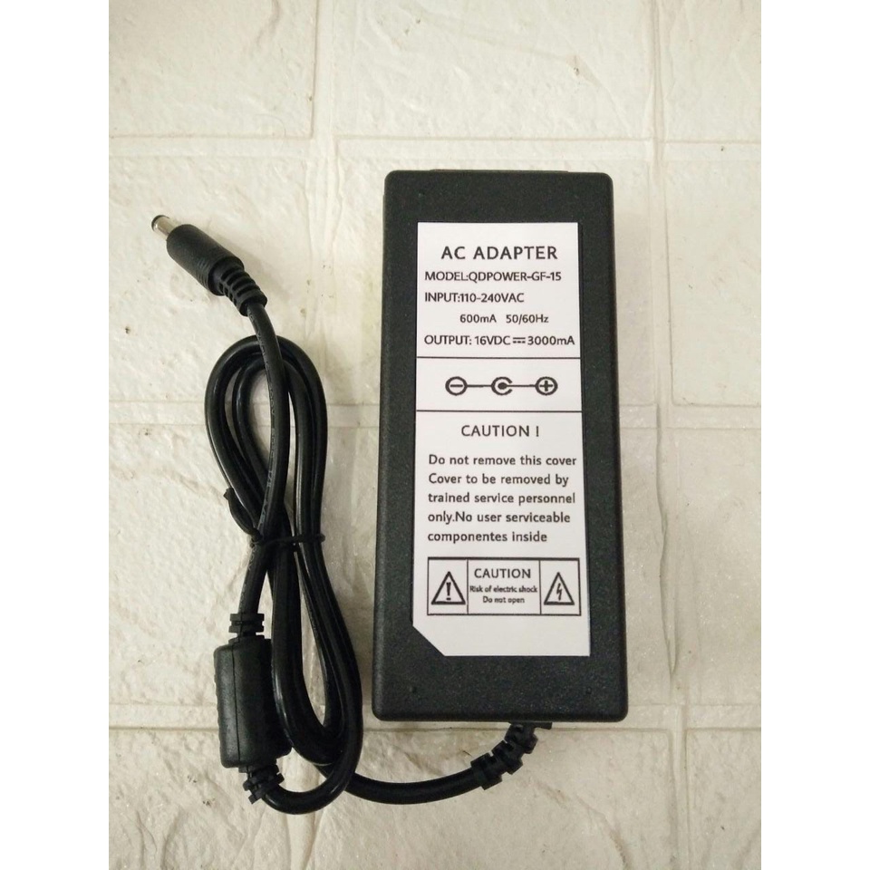 ADAPTOR 16VDC 3000mA MODEL QDPOWER-GF-15