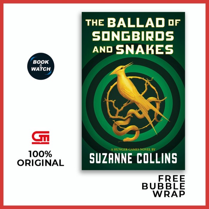 

HOT SALE!!! A HUNGER GAMES NOVEL : THE BALLAD OF SONGBIRDS AND SNAKES - ORIGINAL TERBARU