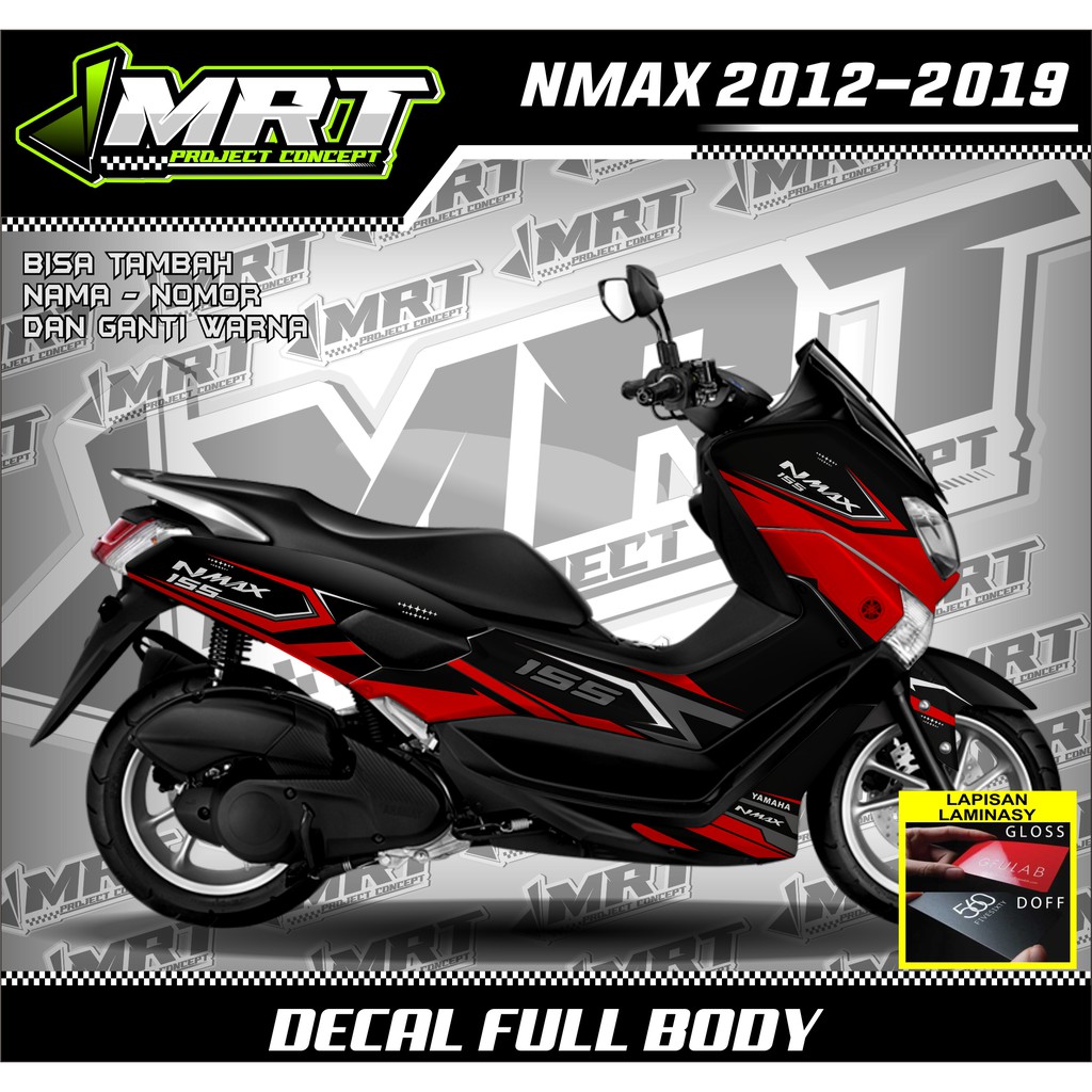 COD Decal Nmax Tahun 2012-2019 Full Body, Stiker Dekal Nmax 2012-2019 Full Body