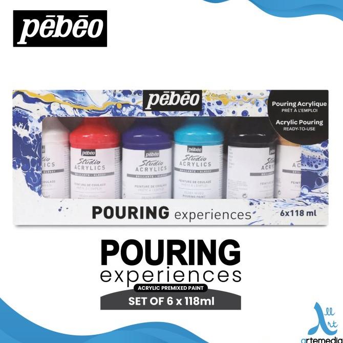 

Cat Akrilik Pebeo Pouring Experiences 6X118Ml Acrylic Pre Mixed Paint