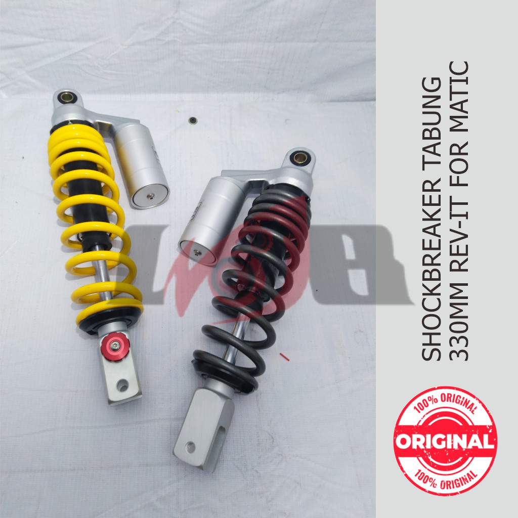 Shockbreaker Tabung Racing REV IT Shock Motor Matic Beat Vario 330mm