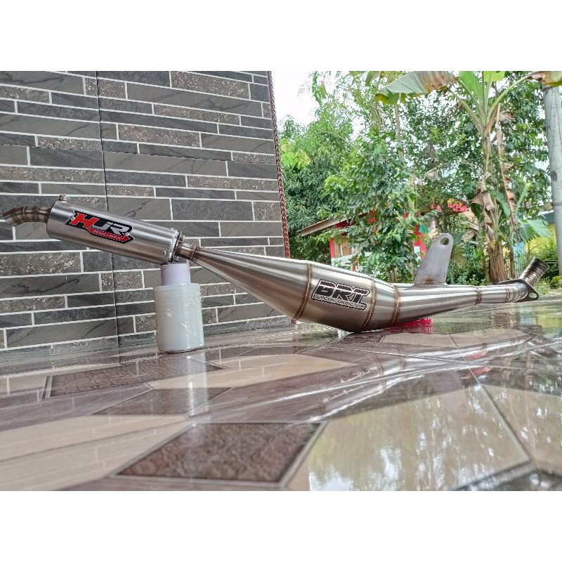 KNALPOT RACING V75 V80 stenlis