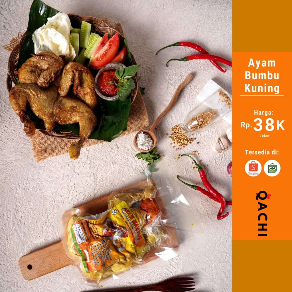 

AYAM FROZEN (BUMBU KUNING / UNGKEP)