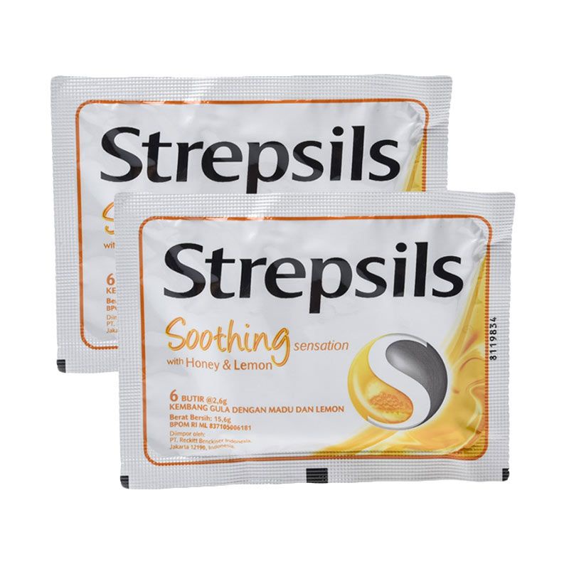 

Strepsils Honey & Lemon Soothing Strepsil Isi 6 Butir