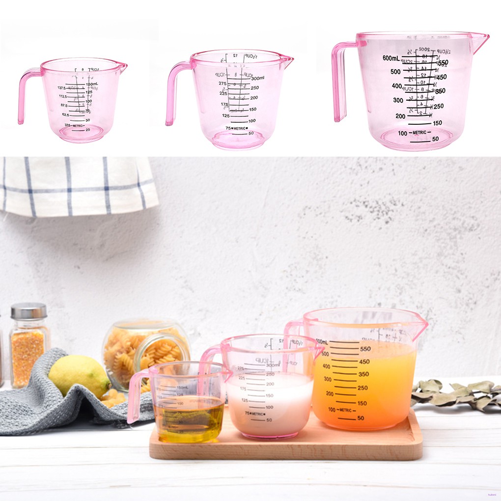 [READY STOCK] Plastic Measuring Cups Multi Measurement Baking Cooking Tool Liquid Measure Jug Container