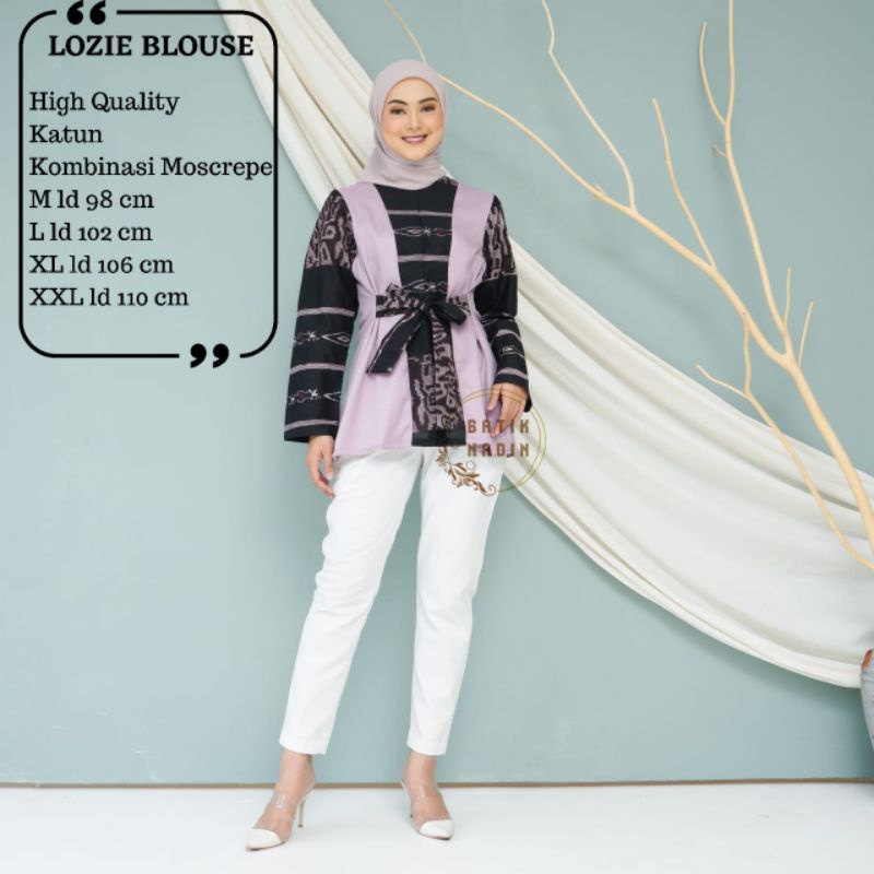 Lozie Blouse _ Batik Wanita Modern dan Termurah.