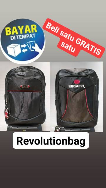 RANSEL BELI SATU GRATIS SATU ( HARGA GLOSIR)TAS KANTOR-TAS KERJA-TAS MUDIK