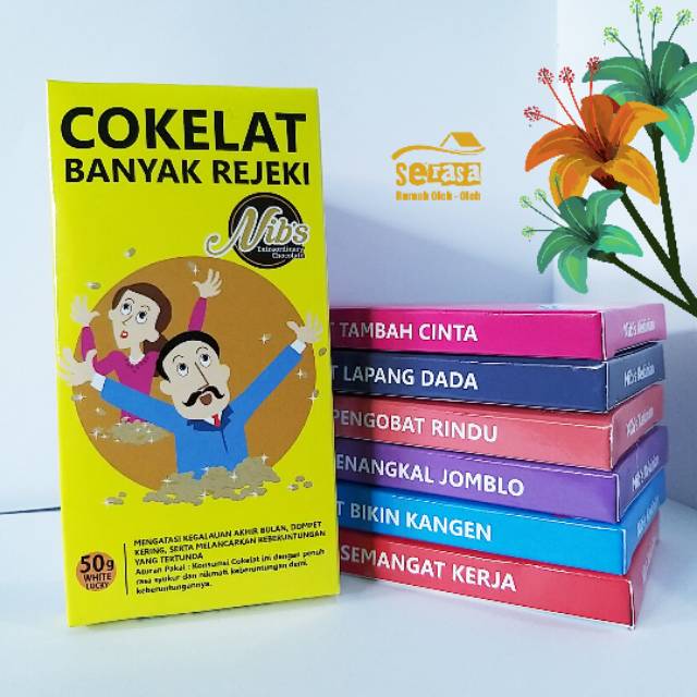 

Cokelat Kekinian 50gr Banyak Rejeki