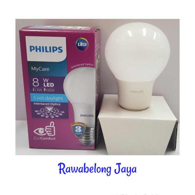 Lampu Philips LED 8 watt